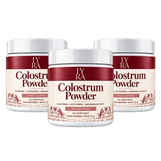 3 tubs of IYRA Colostrum Powder