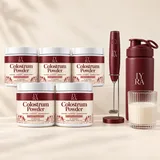 IYRA Ultimate Bundle concept with five tubs, mixer, shaker bottle and cup